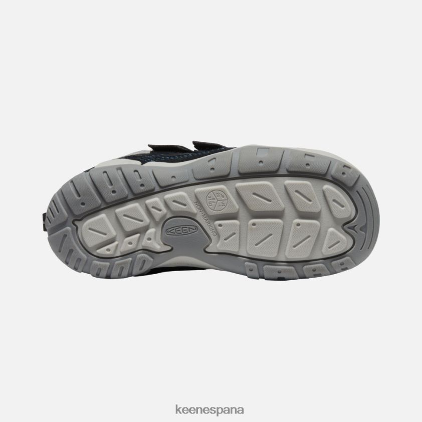 Keen chukka con doble tira y nudo grande BJ4P4X546 negro-azul mykonos