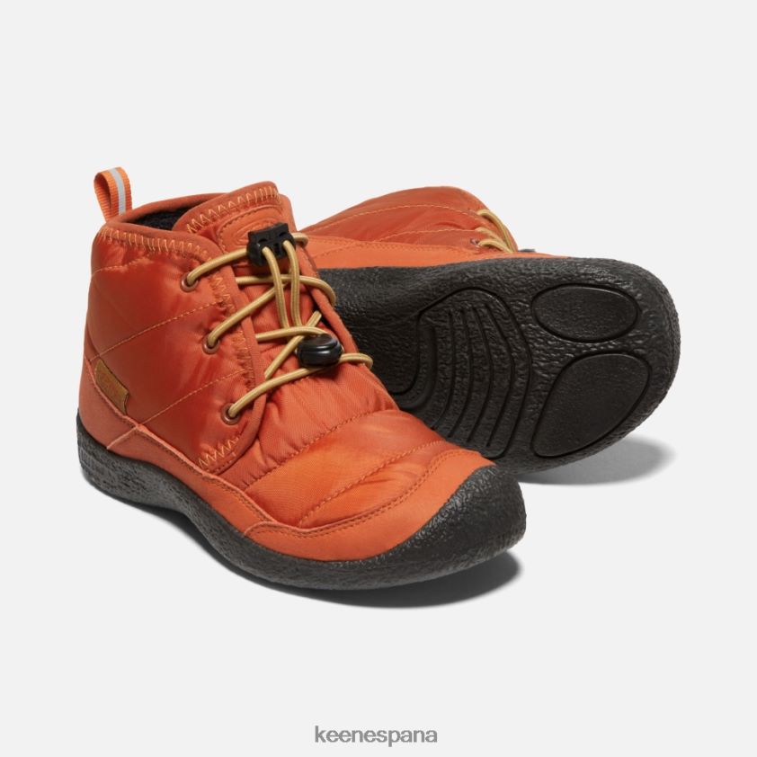 Keen chukka impermeable big 'howser ii BJ4P4X561 alfareros arcilla-negro