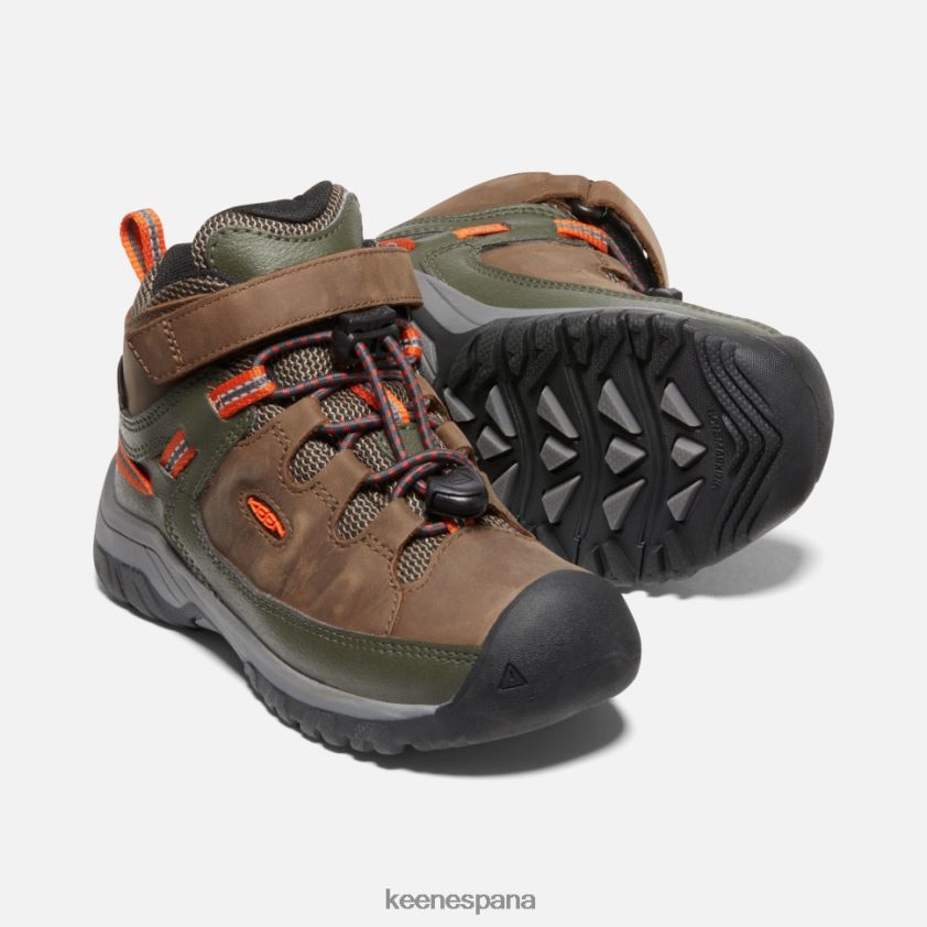 Keen bota impermeable little 'targhee BJ4P4X605 noche oscura tierra-bosque