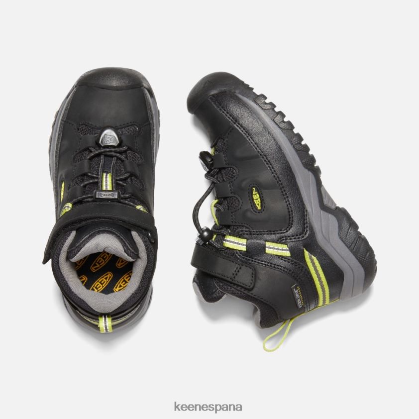 Keen bota impermeable little 'targhee BJ4P4X607 negro-gris acero