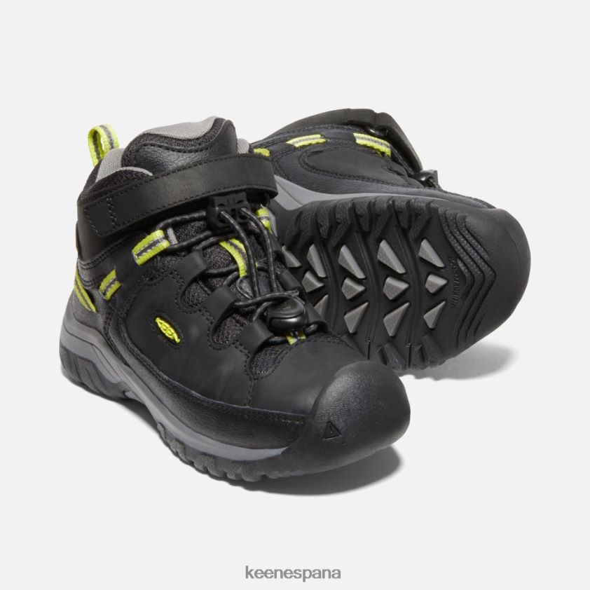 Keen bota impermeable little 'targhee BJ4P4X607 negro-gris acero