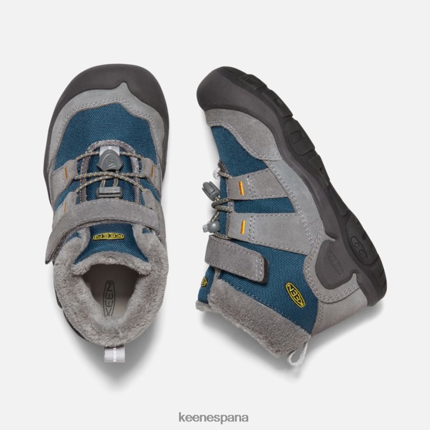 Keen chukka de nudo pequeño BJ4P4X541 ala acero gris azulado verde azulado