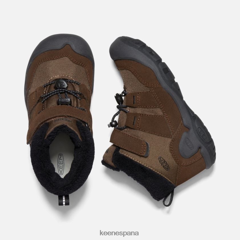 Keen chukka de nudo pequeño BJ4P4X573 negro tierra oscuro