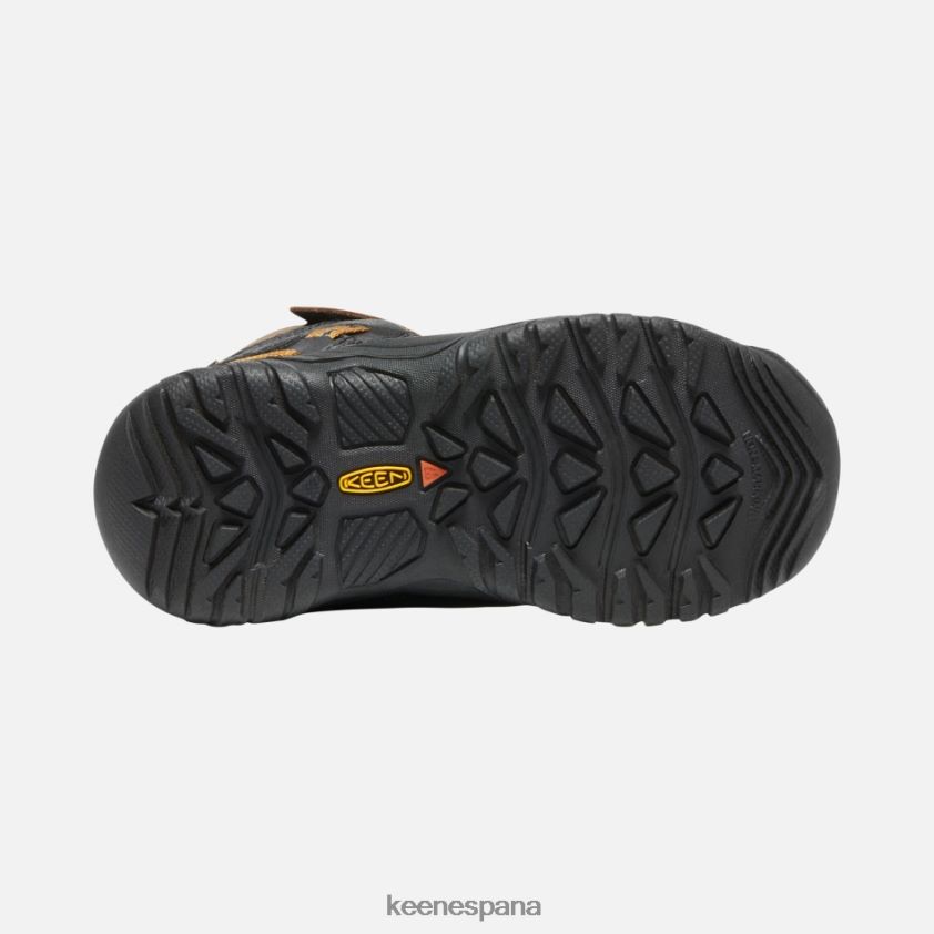Keen botas de montaña impermeables targhee para jóvenes BJ4P4X285 marrón dorado tierra oscuro