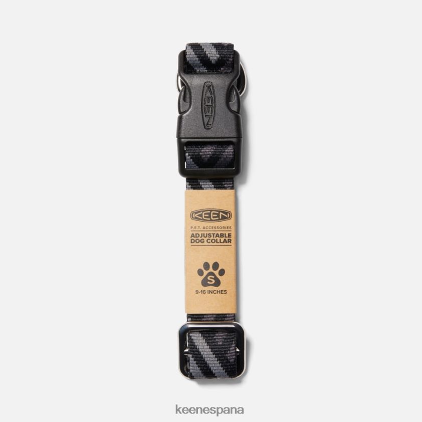 Keen collar de perro BJ4P4X440 negro-gris acero