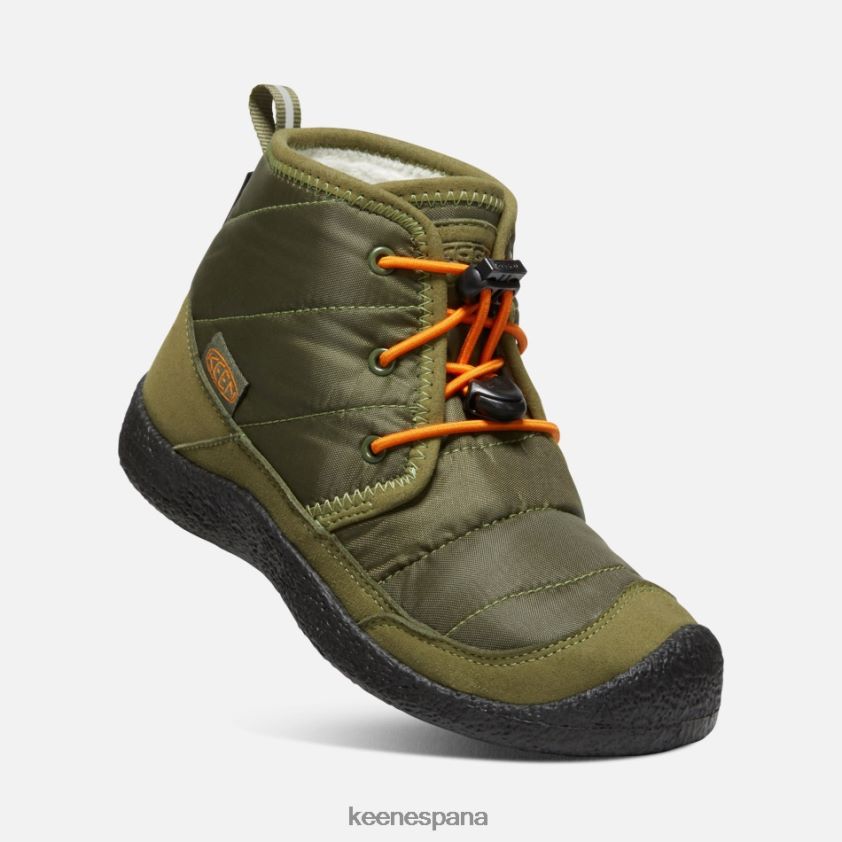 Keen chukka impermeable howser ii más antigua BJ4P4X313 capulet naranja oliva rojizo