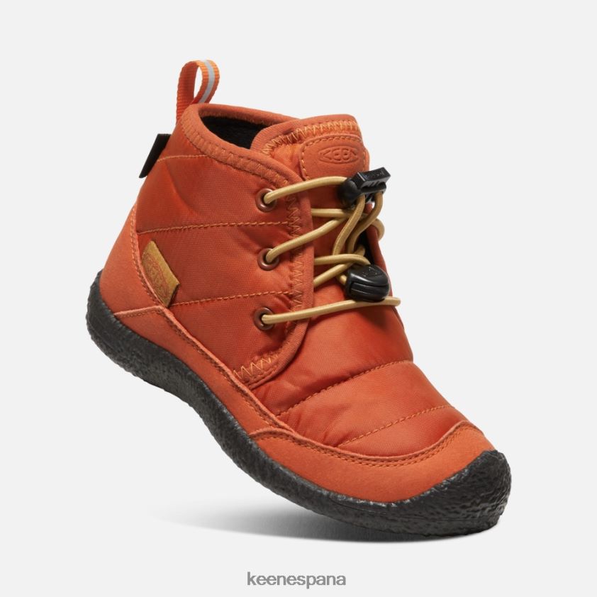 Keen chukka impermeable young howser ii BJ4P4X310 alfareros arcilla-negro