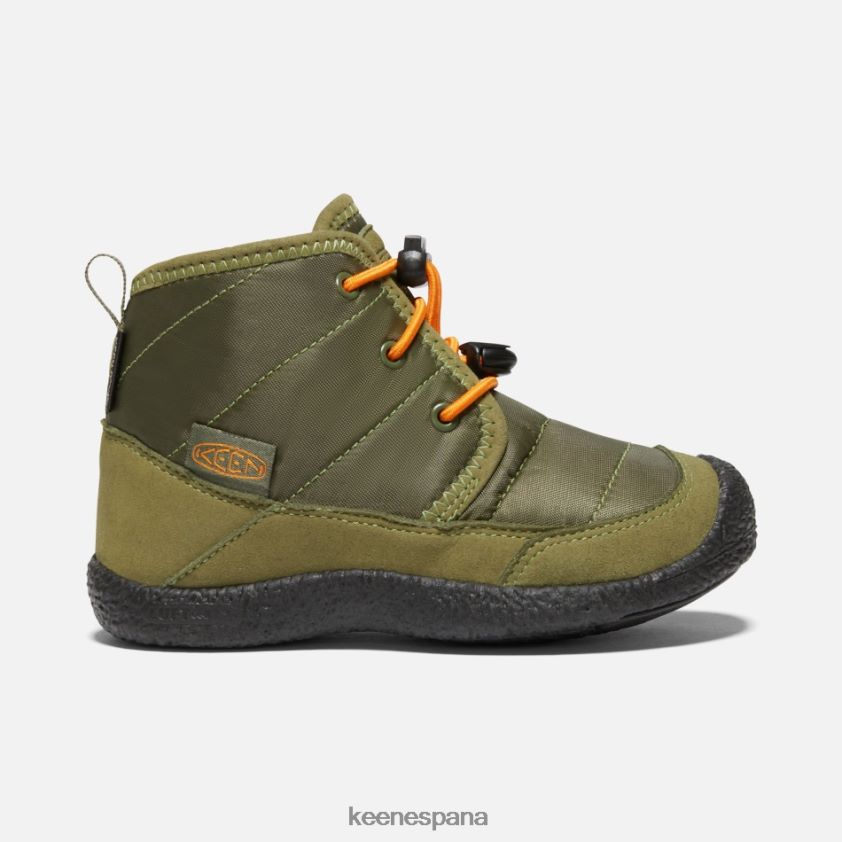 Keen chukka impermeable young howser ii BJ4P4X312 capulet naranja oliva rojizo
