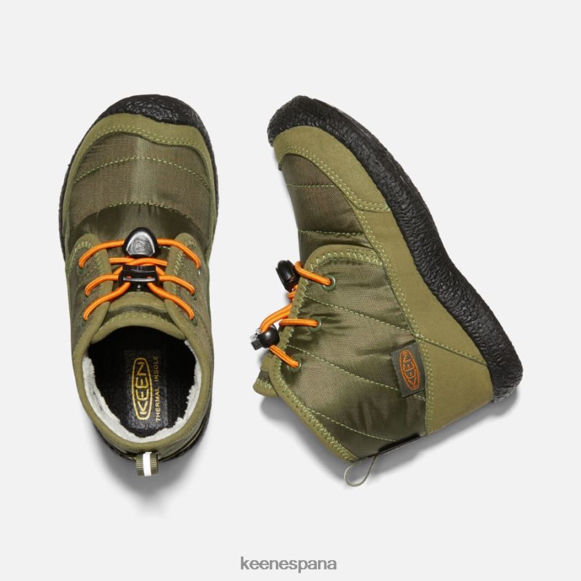 Keen chukka impermeable young howser ii BJ4P4X312 capulet naranja oliva rojizo
