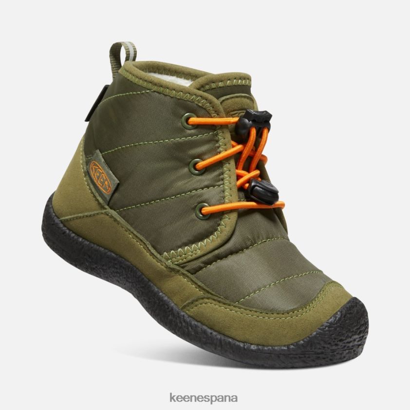 Keen chukka impermeable young howser ii BJ4P4X312 capulet naranja oliva rojizo