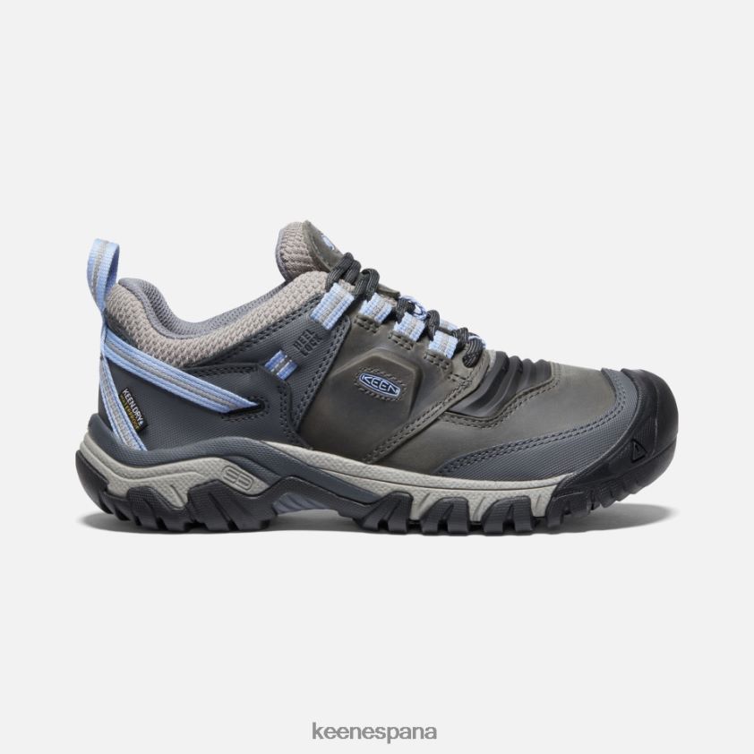Keen zapatos de senderismo impermeables ridge flex BJ4P4X200 hortensia gris acero